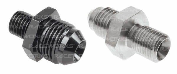 11RWF-731-08BK and 351-04SS metric to an adaptors